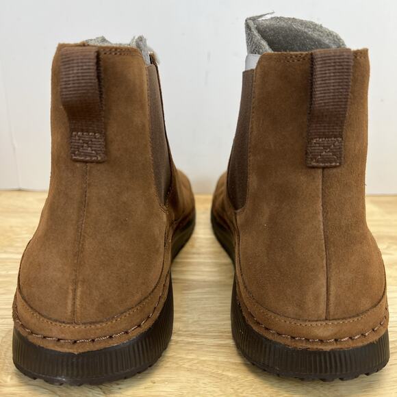 Chaco Paonia Cinnamon Brown Suede Chelsea Boots Shoes Men’s Size 12 main image 9